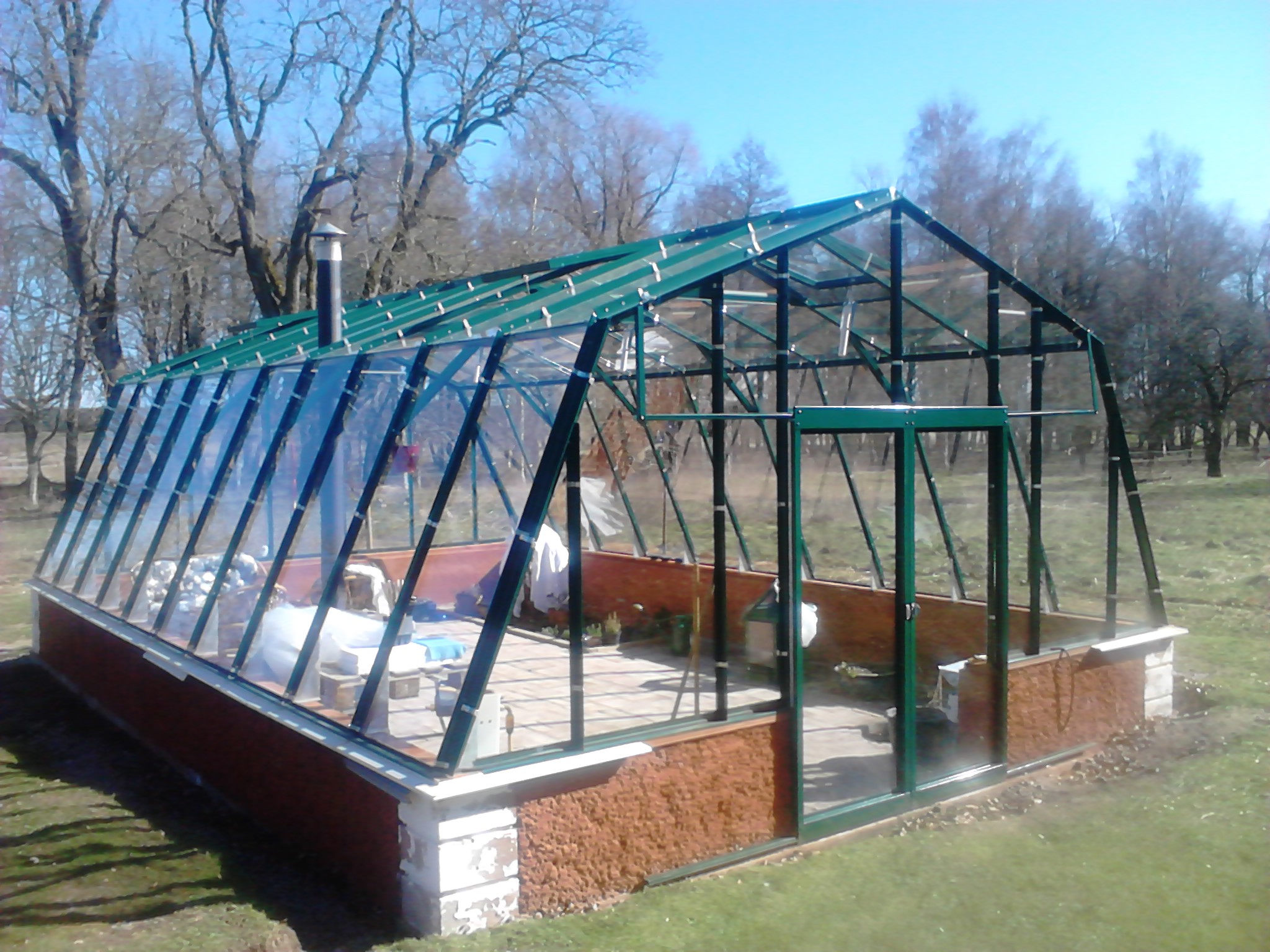 40 m² växthus